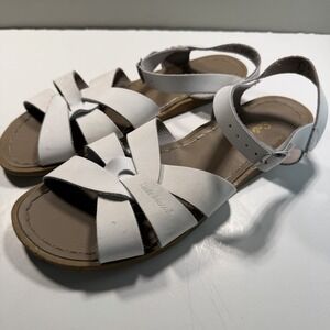 Salt Water Women's White Sandal 9 Ankle Strap Comfort